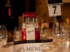 Popcorn maker centerpieces at the movie-themed wedding reception at Eglinton Grand