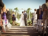 Bride and groom kiss in PEI