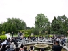 Wedding ceremony on the terrace at Graydon Hall