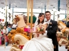 Bridal party photos at Fantasy Fair