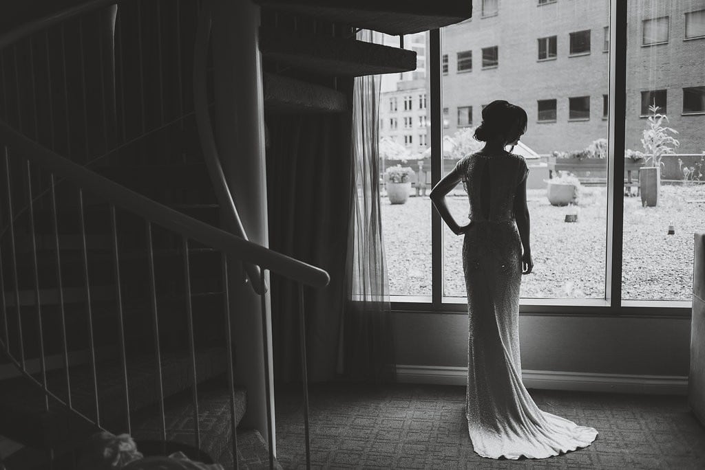 The bride. Classy Malaparte Wedding. Rebecca Chan Weddings and Events www.rebeccachan.ca