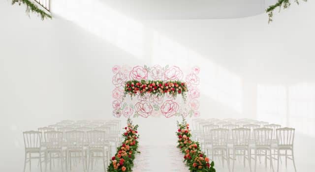 Modern Whimsical Wedding Ceremony at District 28