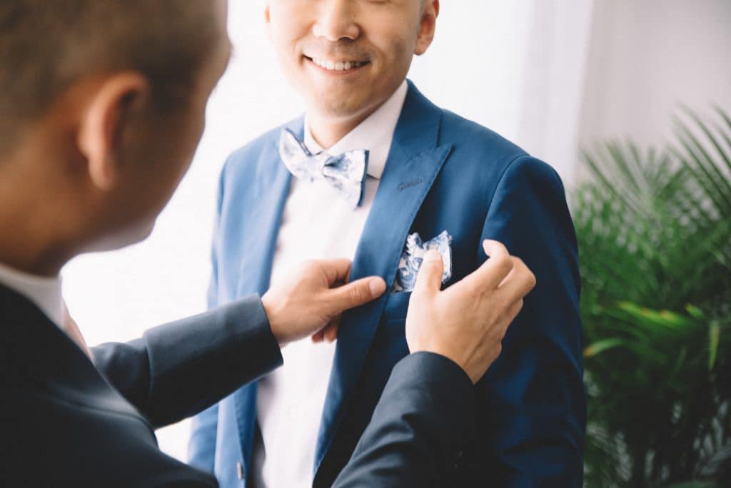 Modern and Graphic Wedding at Airship37