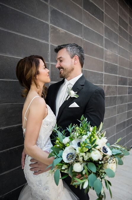 Chic, white and green wedding at Royal Conservatory Of Music