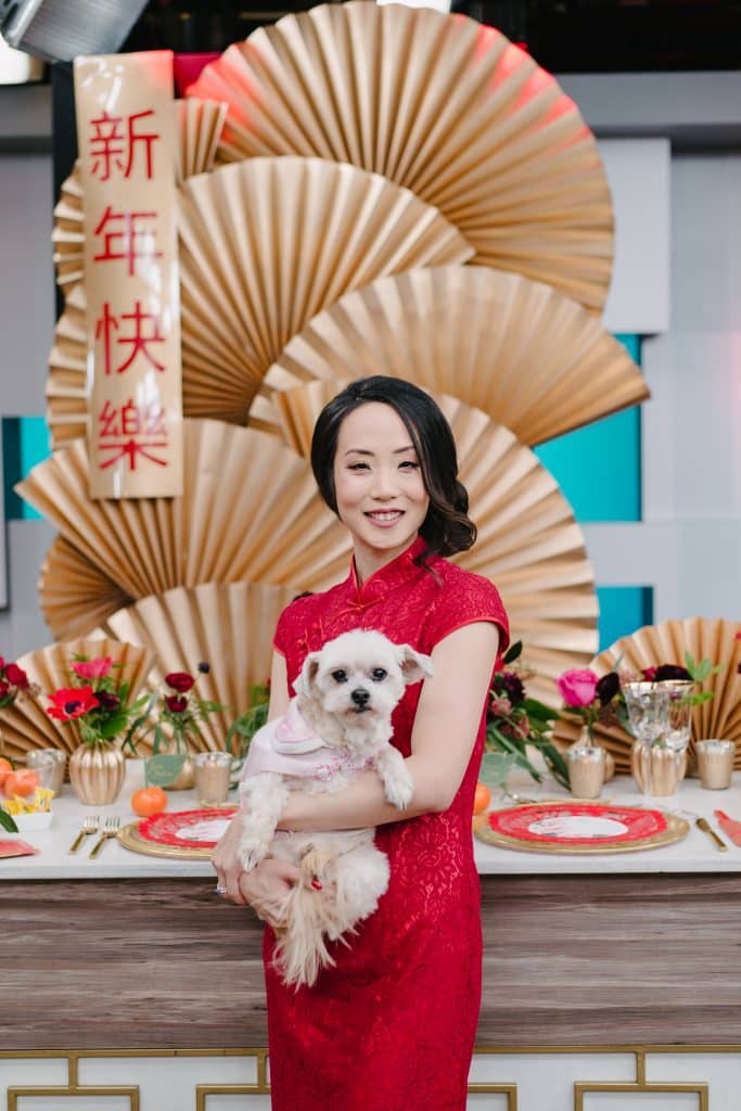 Rebecca Chan on Breakfast Television for Chinese New Year decor ideas
