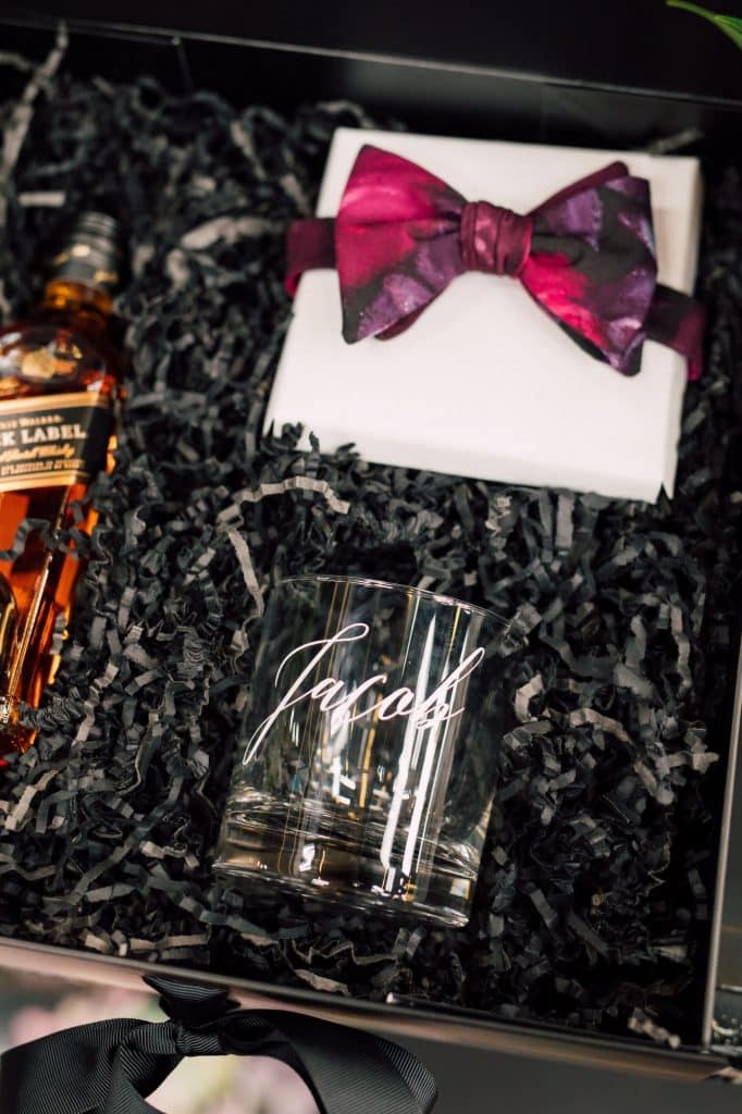 Fall wedding trends - curate custom gift boxes for your groomsmen with Whitebox & Co