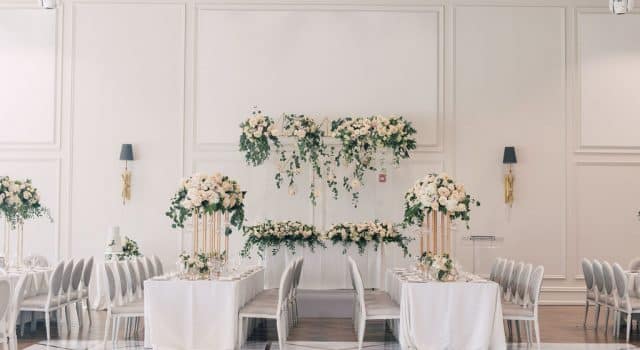 Modern garden wedding at Arlington Estate