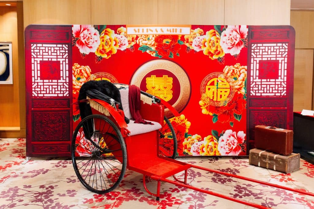 Chinese photobooth backdrop