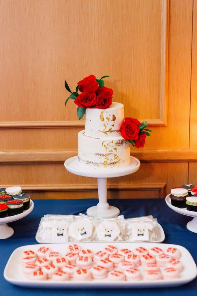 Shangri-La Wedding Reception Dessert Table