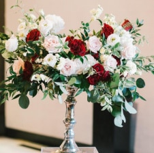 Large floral ceremony arrangements