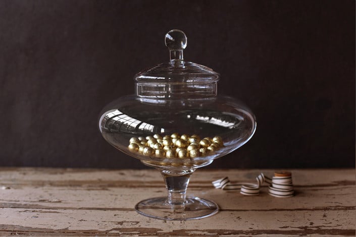 Bubble apothecary jar