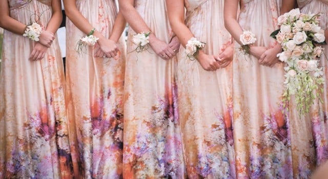 Bridesmaid dress trends for modern weddings - floral