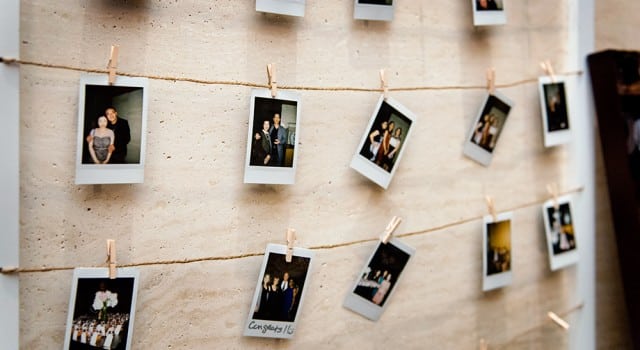 Cherry Blossom Wedding at Shangri-La Hotel Toronto - Polaroids of guests