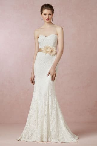BHLDN Seraphina Lace Gown. See more on Rebecca Chan Weddings and Events www.rebeccachan.ca