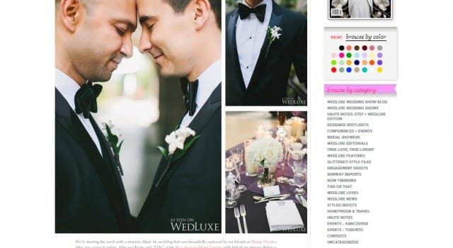 Rebecca Chan Weddings & Events featured on Wedluxe blog
