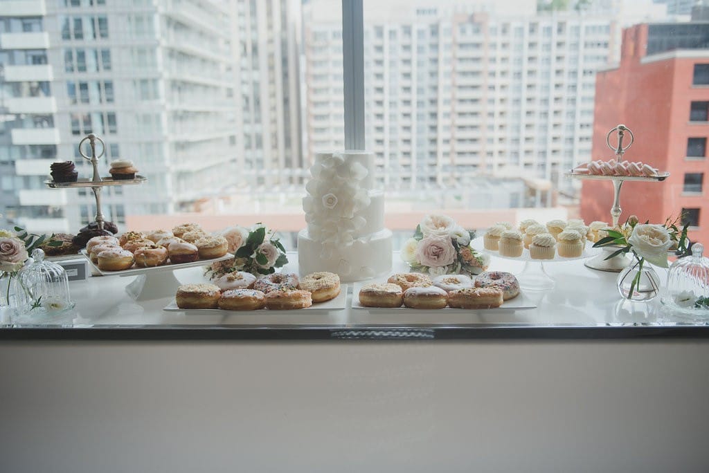 Sweets table. Classy Malaparte Wedding. Rebecca Chan Weddings and Events www.rebeccachan.ca