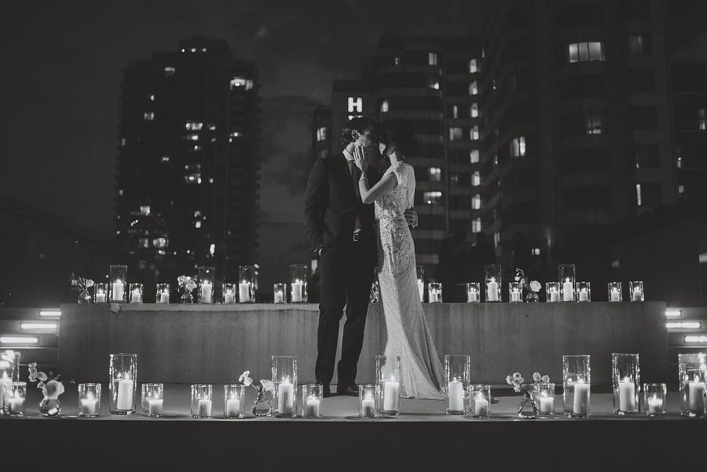 Night time candle photography. Classy Malaparte Wedding. Rebecca Chan Weddings and Events www.rebeccachan.ca
