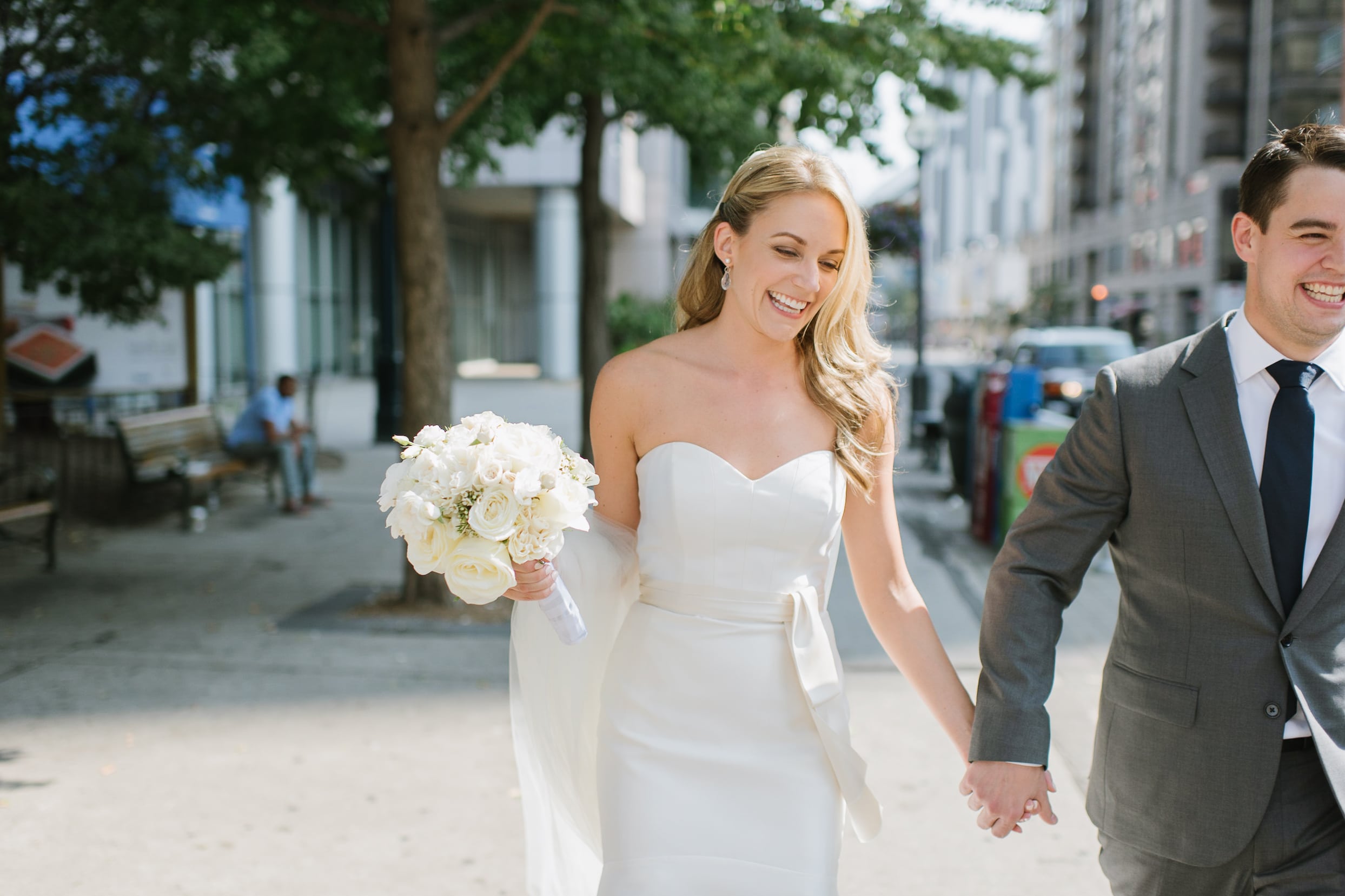 Modern White Wedding at Malaparte in Toronto