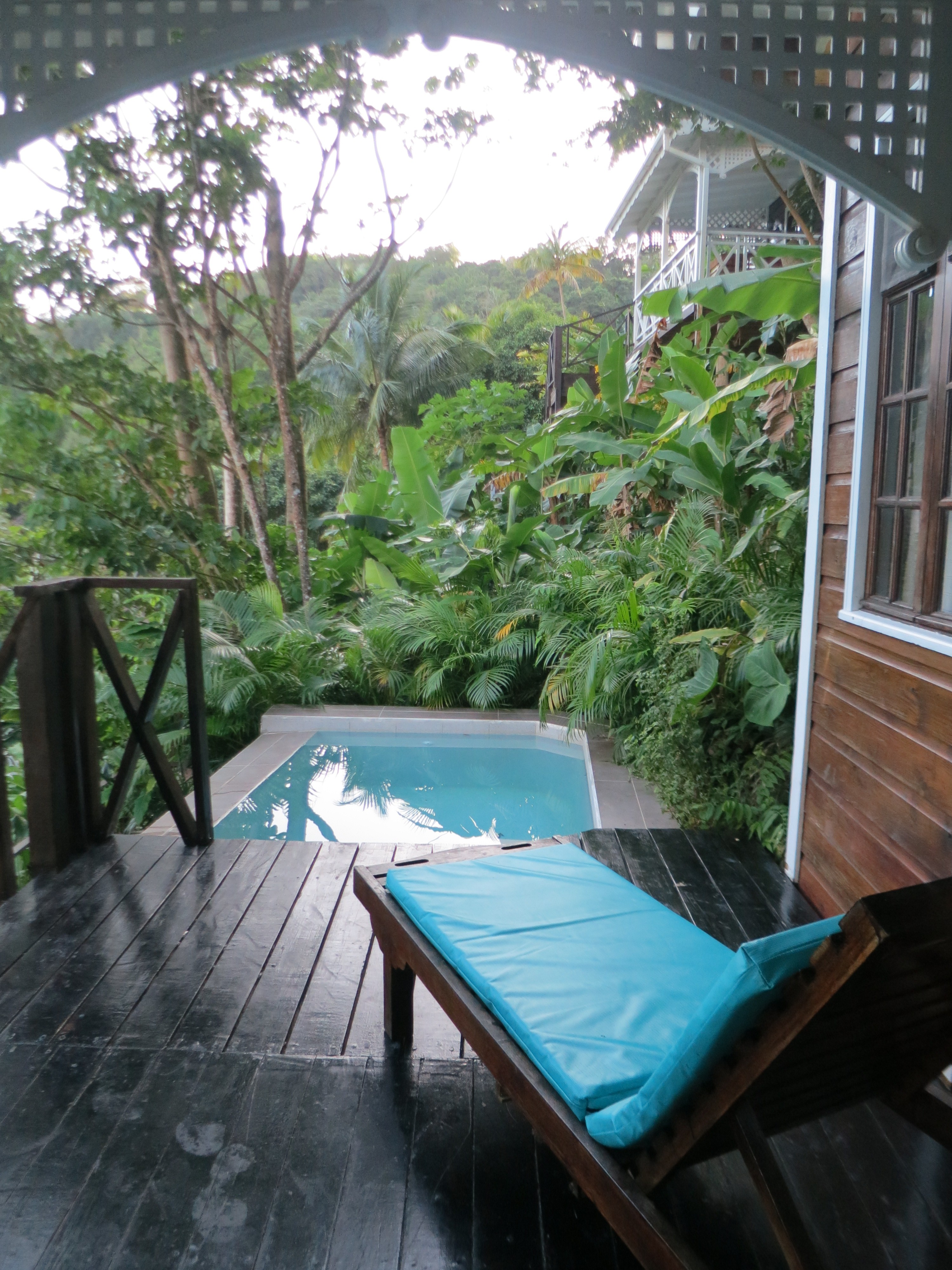St. Lucia honeymoon ideas - Fond Doux Resort Hilltop Papaya porch