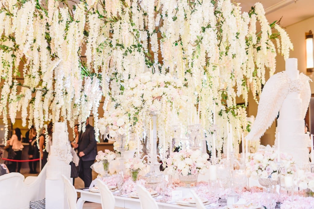Wedding Trends from the 2016 Wedluxe Show - White and blush colour palettes