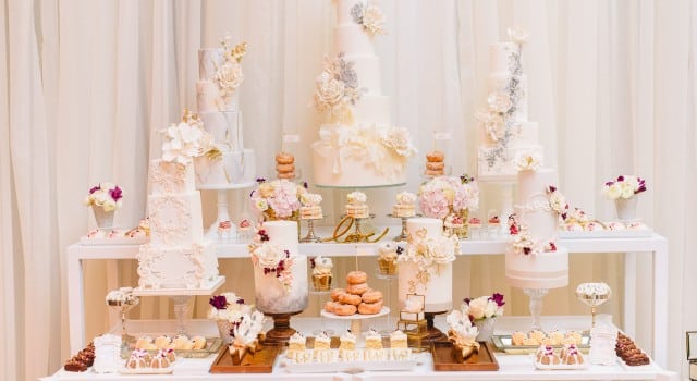 Wedding Trends from the 2016 Wedluxe Show - Lavish sweets tables