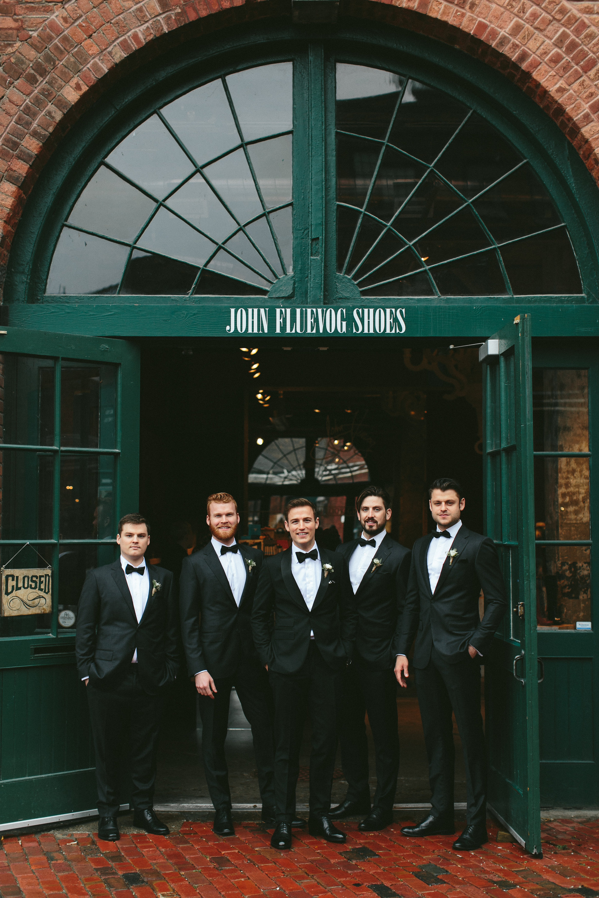 Groomsmen - Elegant and Rustic Toronto Wedding in the Distillery District