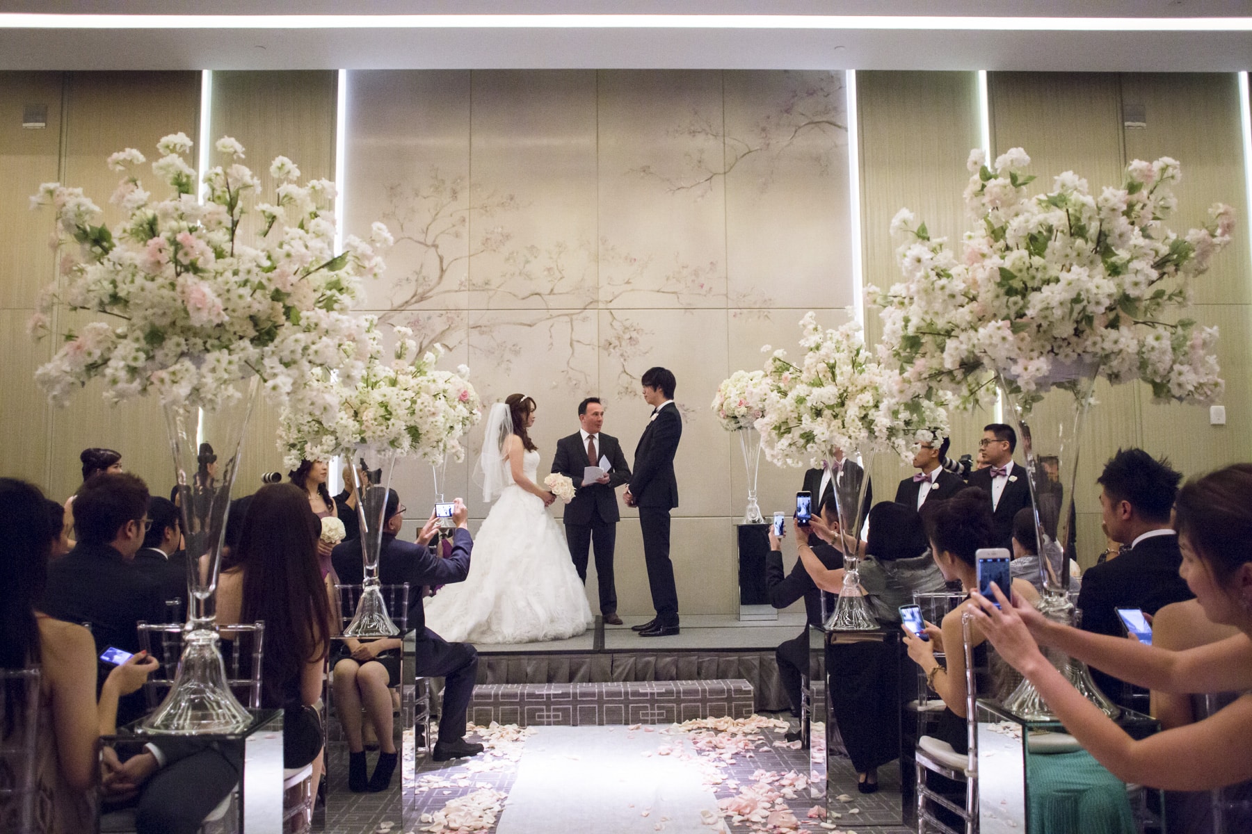 Modern White and Blush Wedding at Four Seasons Hotel Toronto