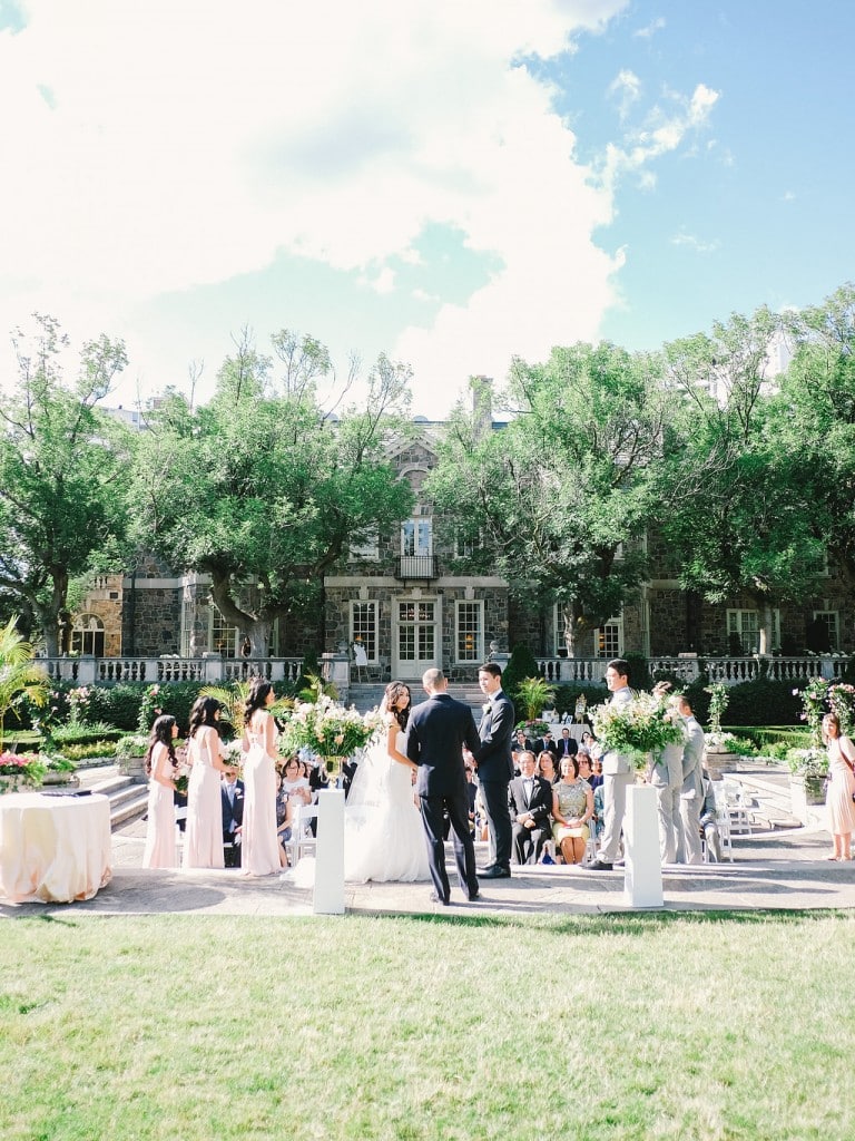 Elegant Graydon Hall Manor wedding ceremony