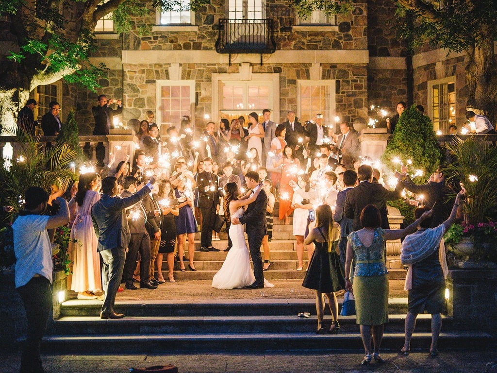 Sparklers First Dance - Elegant Graydon Hall Manor wedding