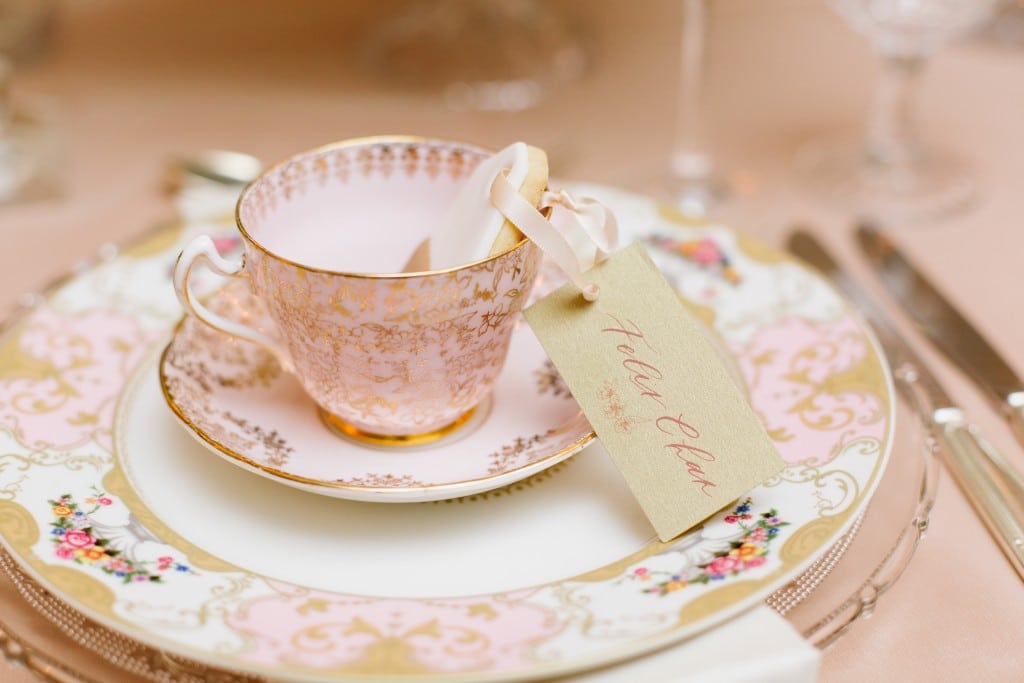 Mismatched vintage china - Afternoon Tea Inspired Wedding at Graydon Hall Manor
