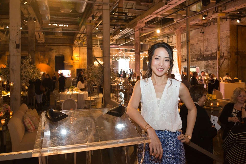 Wedding planner Rebecca Chan at the Distillery Events Open House. Photo: 424u Photography.