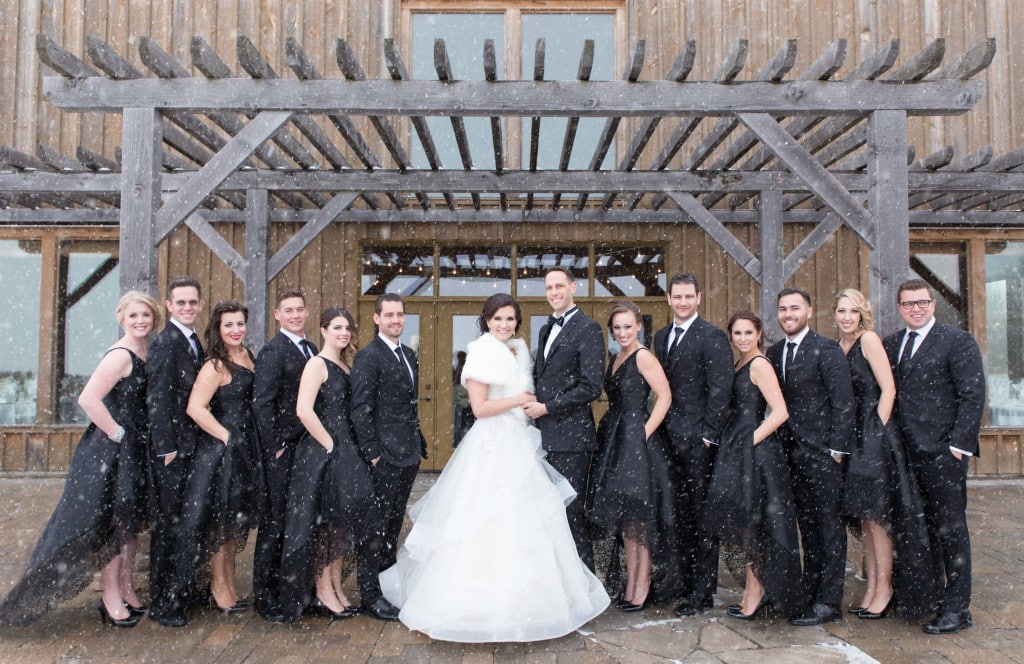 Elegant winter wedding at Holland Marsh Winery