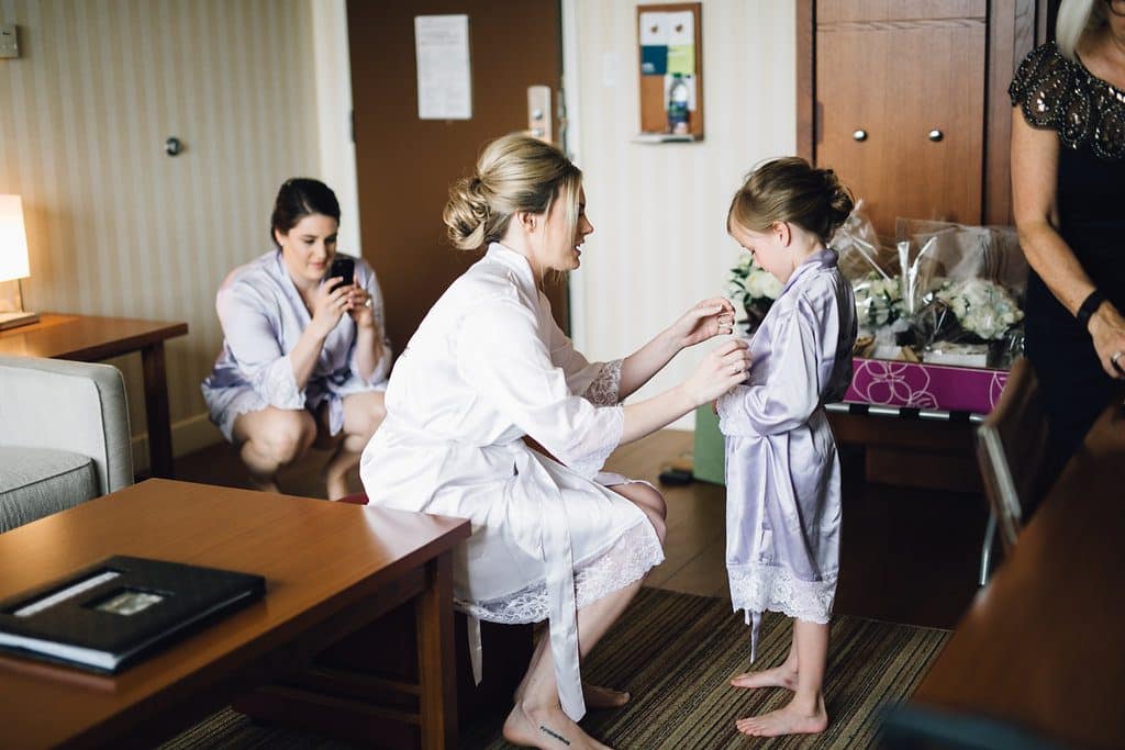 Gorgeous Whistle Bear Golf Club Wedding - robes