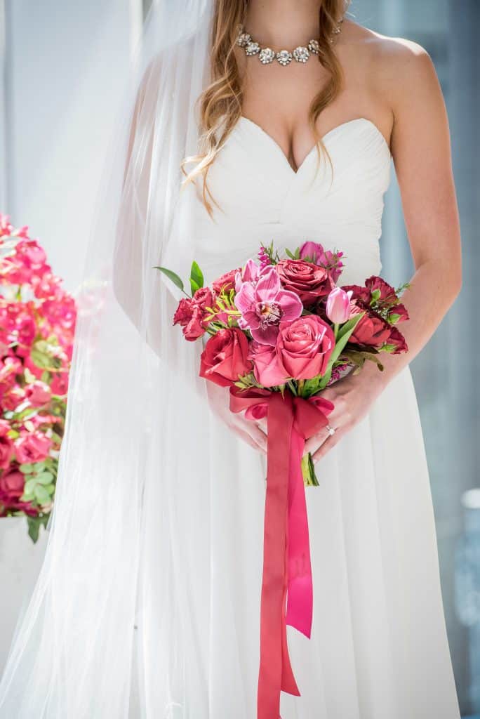 Ferre Sposa wedding gowns with Rachel A. Clingen bouquets