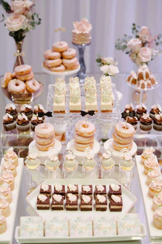 Luxurious Enchanted Garden Wedding Sweets Table, with Rebecca Chan Weddings and Events www.rebeccachan.ca