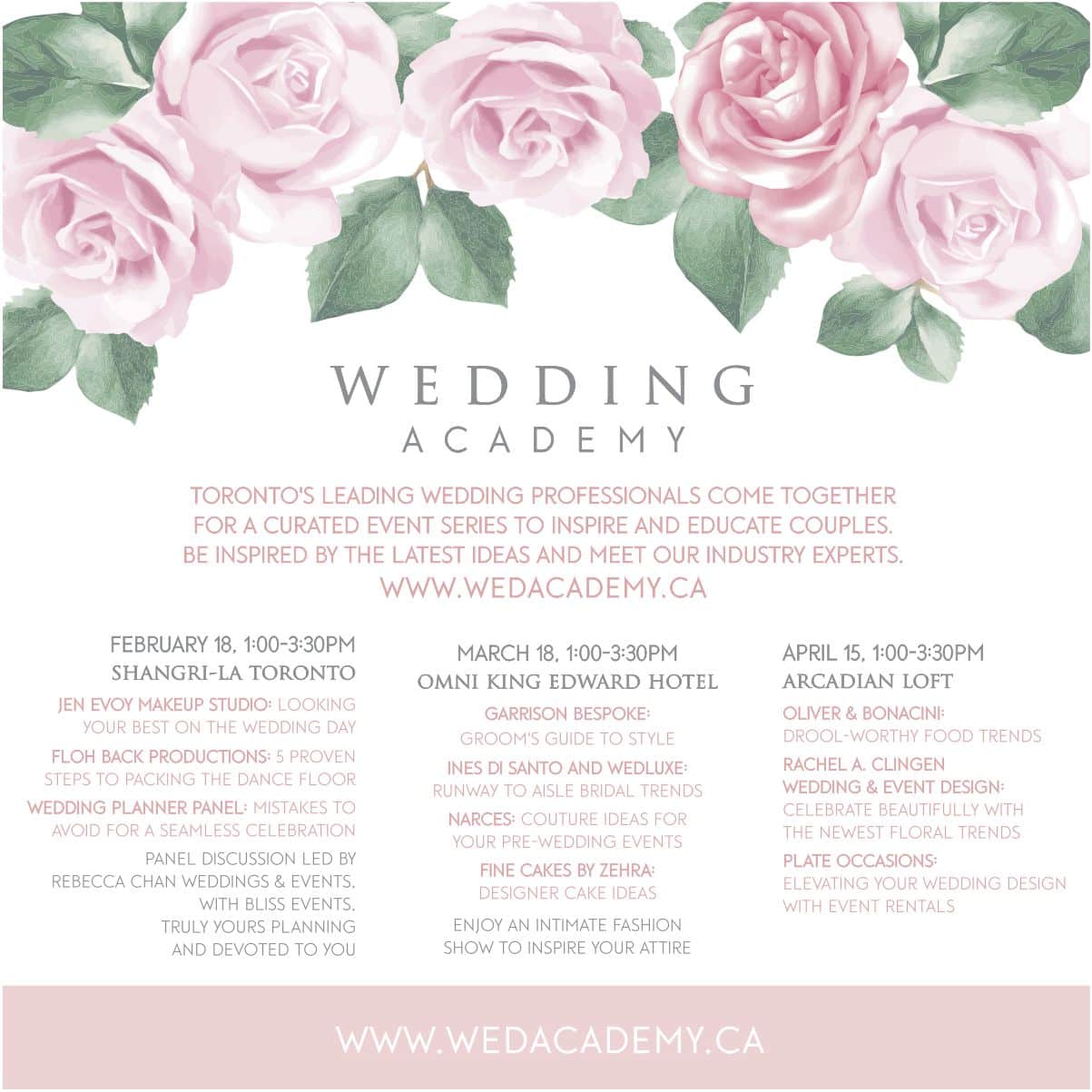 1 Wedding Academy details