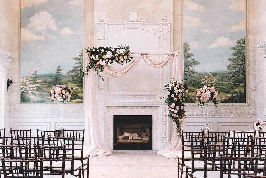 Picturesque indoor garden wedding at Graydon Hall Manor
