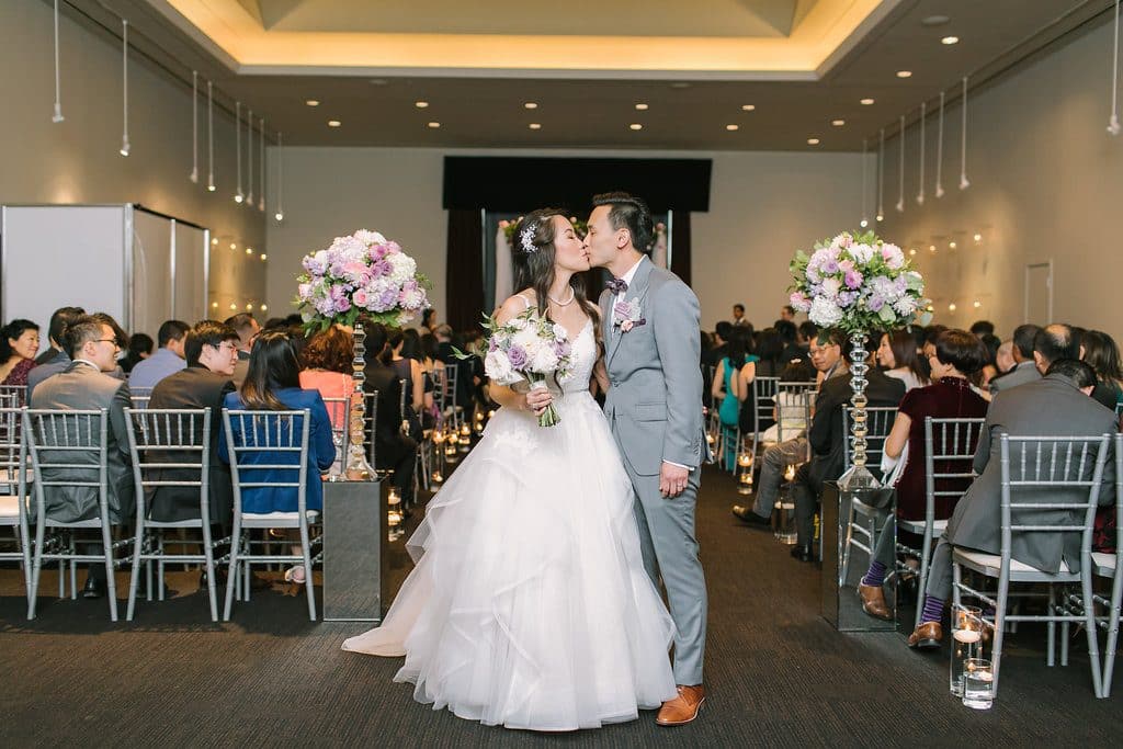 Elegant lavender wedding at the Carlu