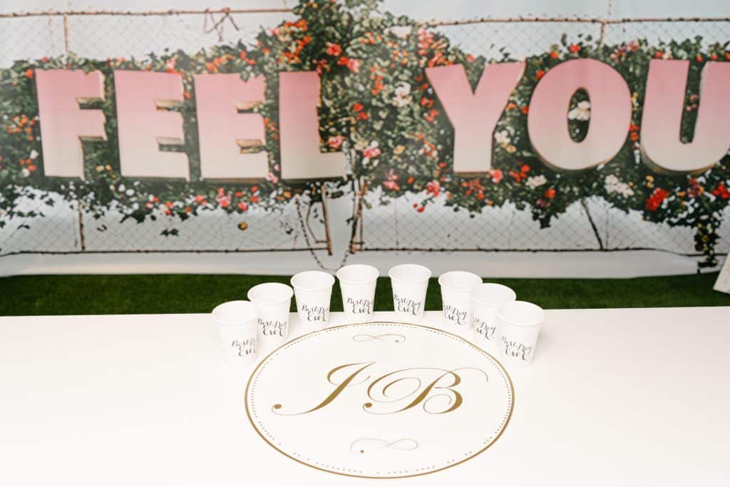Beer Pong - Epic Coachella Inspired Wedding Reception at Doctor's House