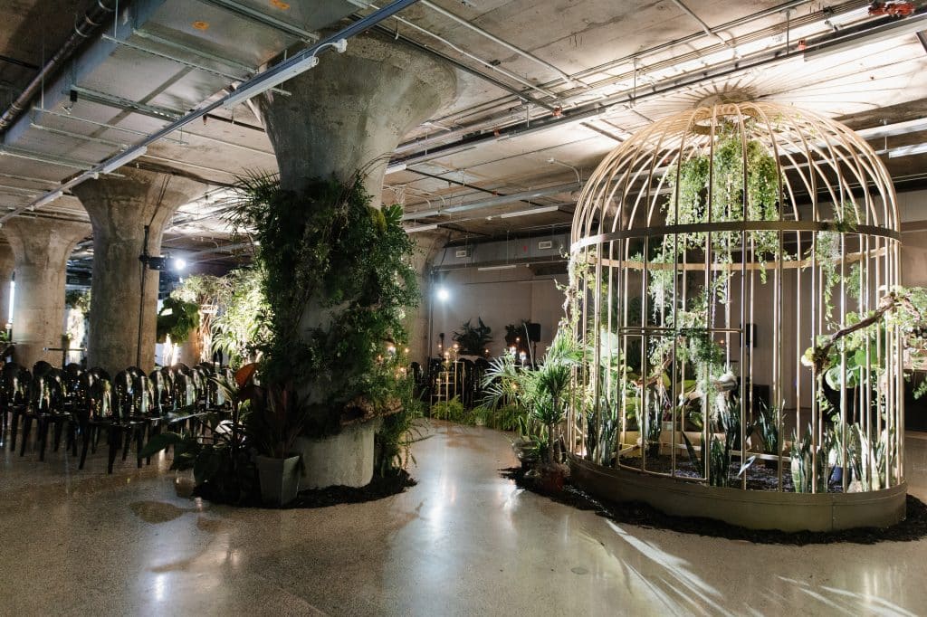 Urban jungle wedding at the Museum of Contemporary Arts