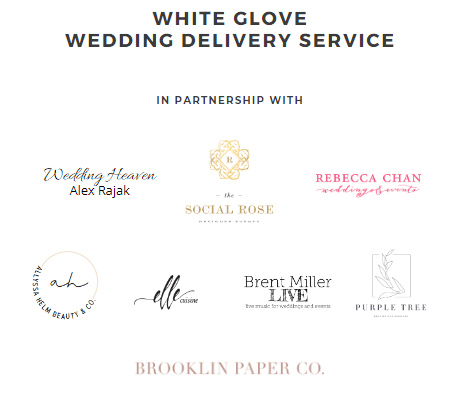 White Glove Wedding Delivery Service Partners