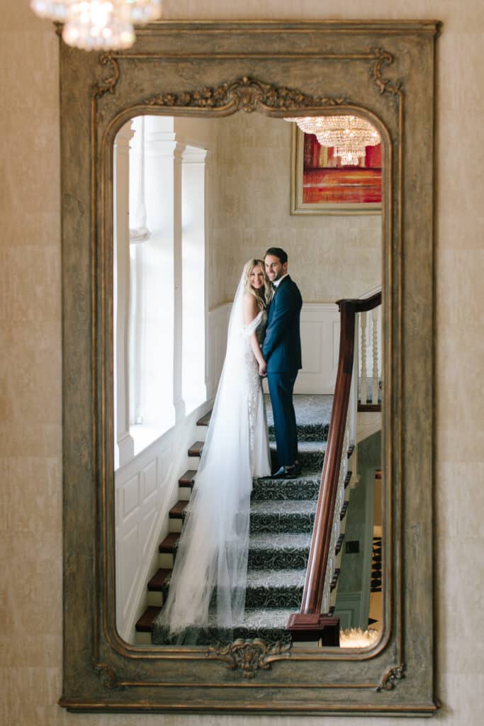 Bride and groom portraits - Classic and timeless Graydon Hall Manor Garden wedding. Planning by Rebecca Chan Weddings and Events.