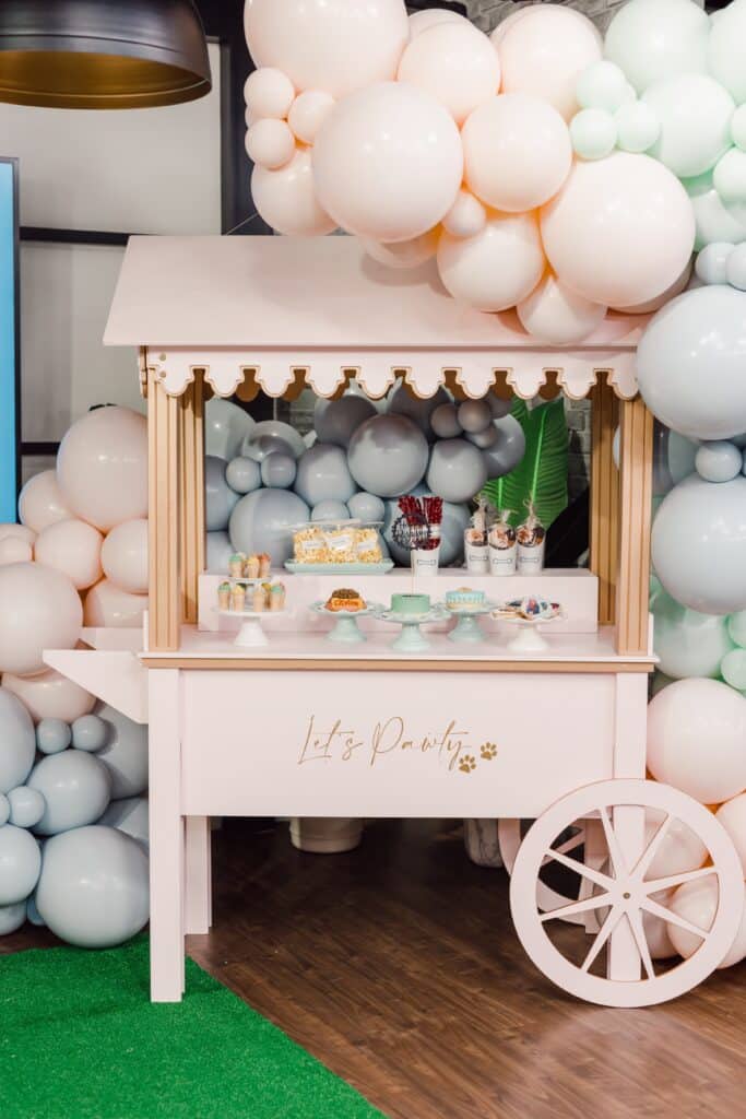 Cityline - How to throw the ultimate puppy party. Sweets cart for all the food. Let's Paw-ty!