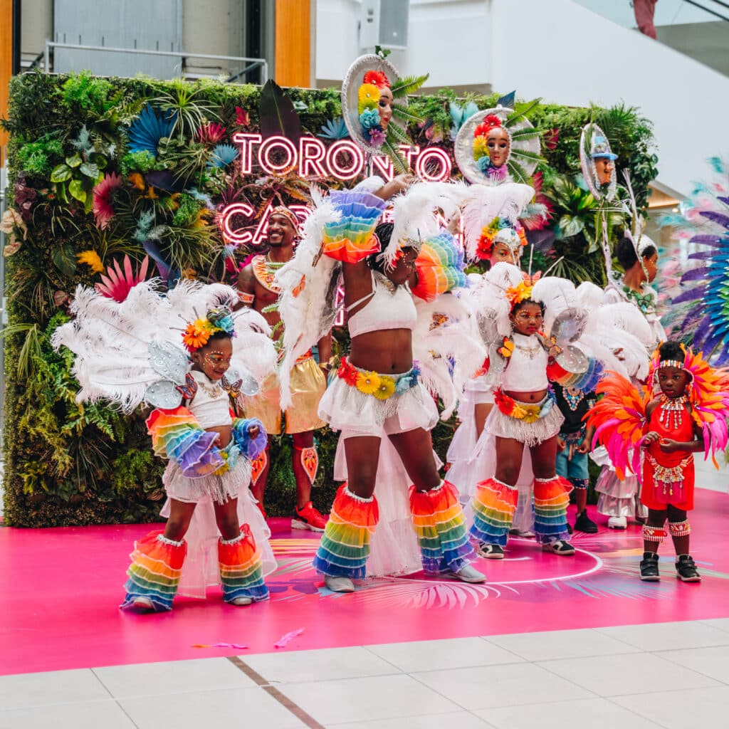 Toronto Caribbean Carnival at Scarborough Town Centre - Design created by Rebecca Chan Weddings and Events