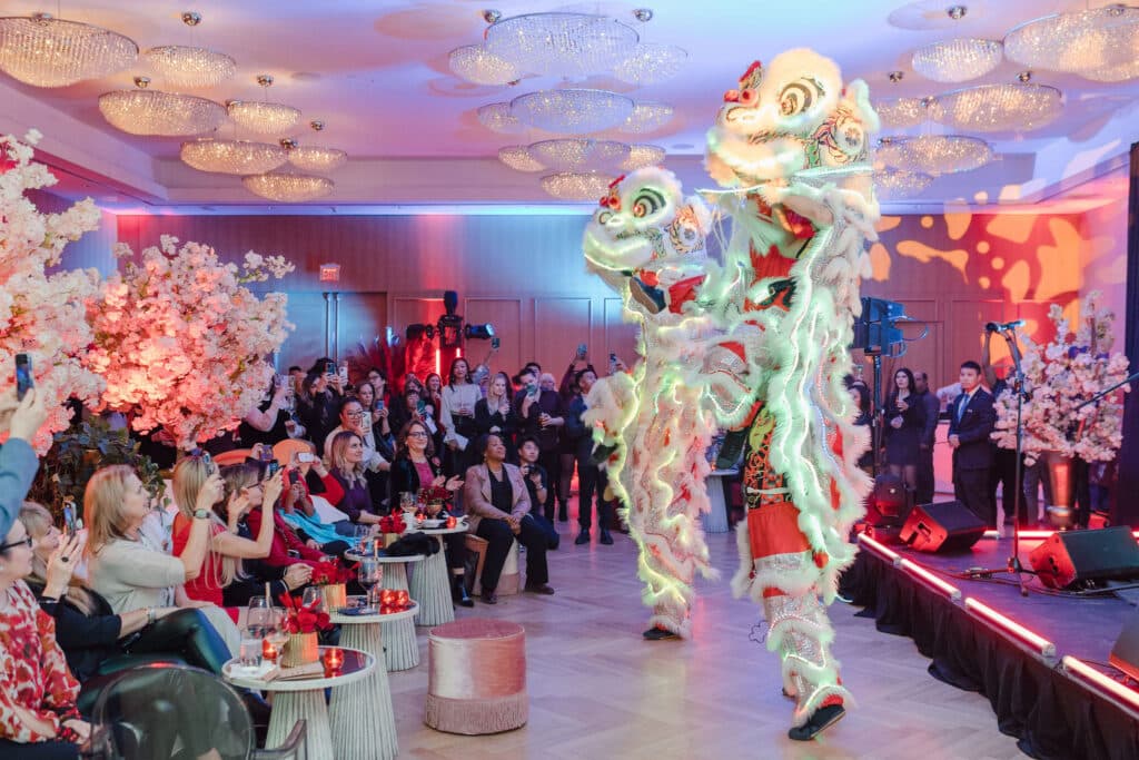 Shangri-La Hotel Toronto Year Of the Rabbit Client Appreciation Party - LED Lion dancers