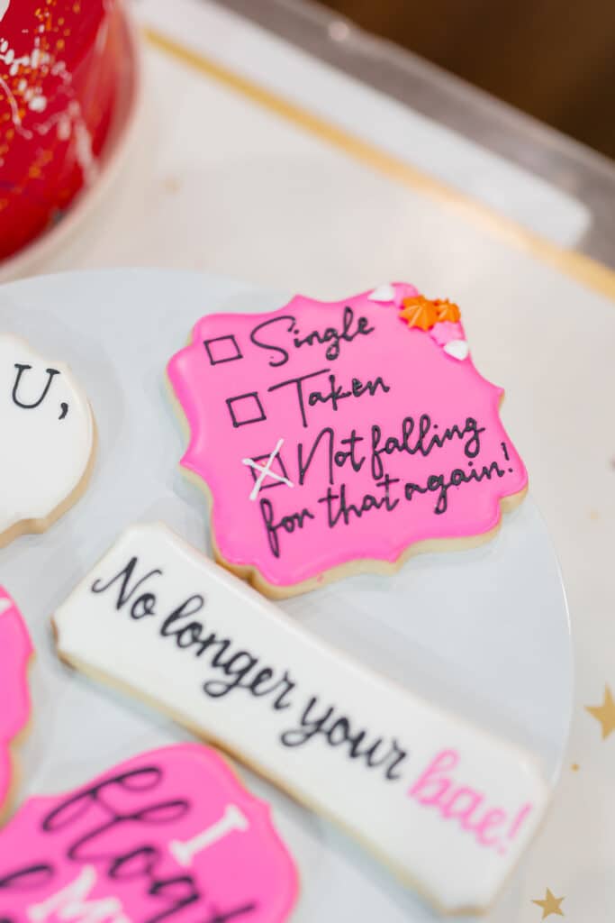 How To throw an Epic Break Up Party, as seen on Cityline - Break Up Cookies