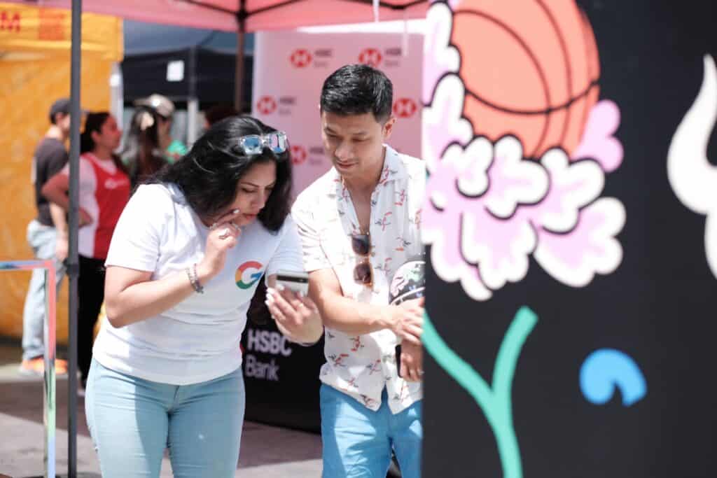Google Pixel Brand Activation at CCYAA Celebrity Basketball Tournament in Toronto